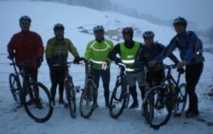 Sortie VTT dans la neige