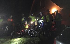 Sortie VTT de nuit du 6 janvier 2017