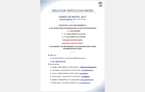 Carnet de route 2017