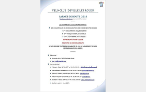 carnet de route 2018