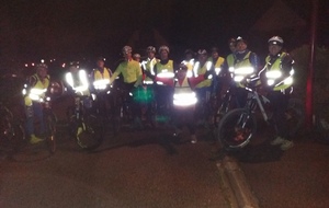 Sortie de nuit VTT réussie