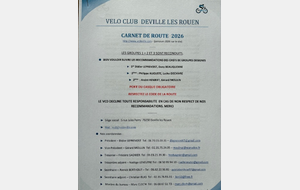 Carnet de route 2026