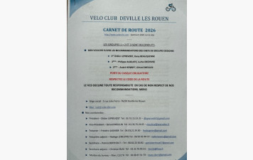 Carnet de route 2026