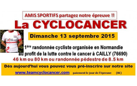 Cyclosportive du &quot;Teamcyclocancer.com&quot;