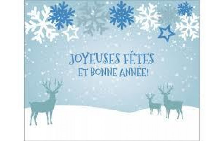 Joyeuses fêtes de fin d'année