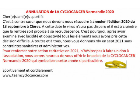 Annulation Cyclocancer 2020