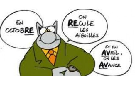 ATTENTION: Changement d'heure